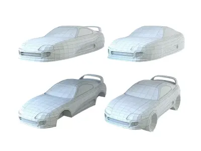 Toyota Supra - Smooth Model 3D print model