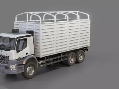 Mercedes Benz Arocs Box Truck 3D model