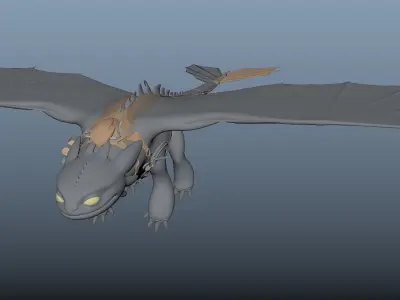 toothless only model 3D model