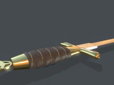 Dagger Sea Navy Low-poly 3D model
