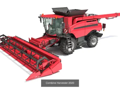 Farm Equipment 3D Models 3D Model Pack