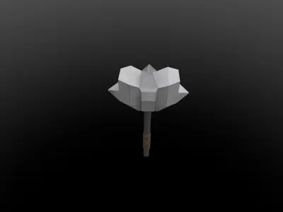 Pointy hammer 3D model