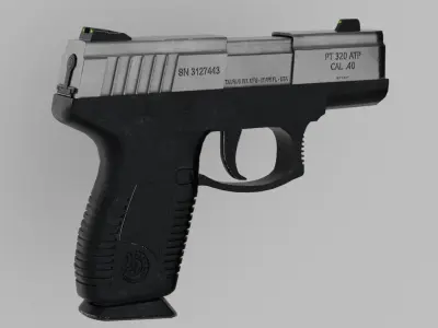 Taurus pt 320 Pistol 3D model 3D model