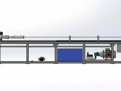 CNC PIPE BENDING MACHINE 3D model