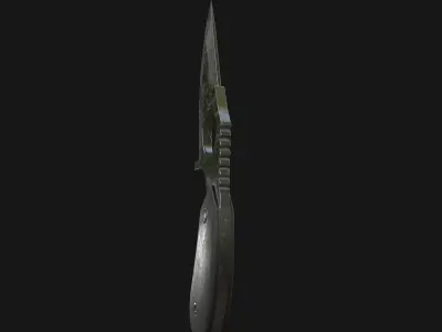 3D Knife Texture Pack Low-poly 3D model