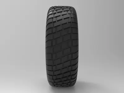Simple tyre 3d model 3D model