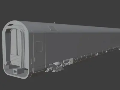 H0 1-87 scale Reisezugwagen Apmz 116 2 3D print model
