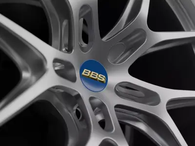 BBS MAG-R Wheel Low-poly 3D model