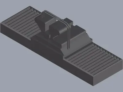 Color Coating Machine 3D model