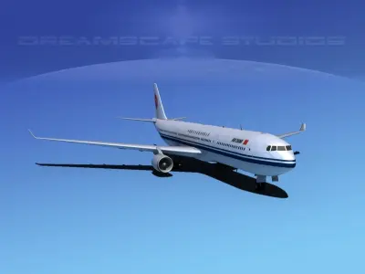 Airbus A330-300 Air China 3D model