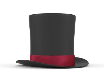 Magician Hat 3D model
