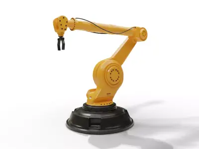 Industrial robot arm Free 3D model