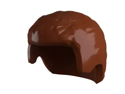 Custom3Dprint Minifigure Accessory - Minifigure Hair S2 - 052 3D print model