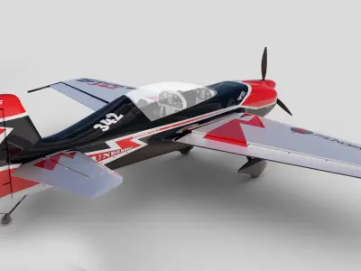 Sbach 342 XA-42 Aerobatic German Plane  3D model