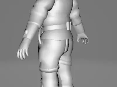 STAR WARS Rebel Pilot - Low Poly Game - Battlefield - FBX MODEL Low-poly 3D model