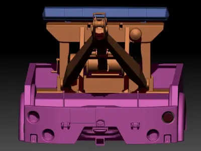 24th scale Tow Bed for 3D Printing 3D print model