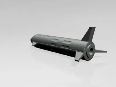 Spaceship 01 3D model get