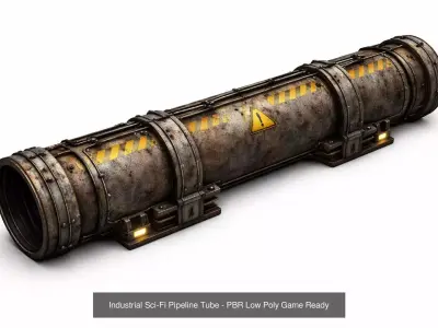 Pipes - Industrial Kitbash Pack - 6 prop pack - PBR Game Ready