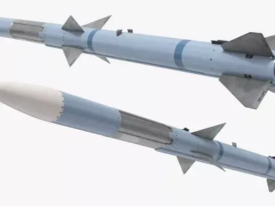 Active Radar Air Missile 3D model