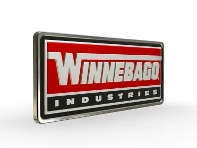 winnebago logo 3D model by 3dlogoman