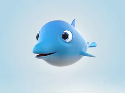 Dolphin 3D model