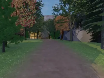 Woodland Village 3D model by SceneLab