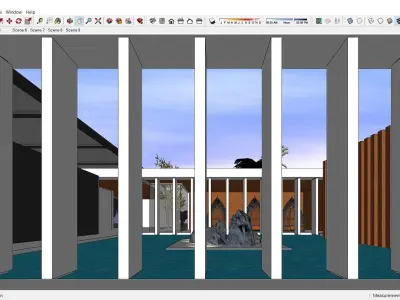Sketchup Hotel K9 3D model