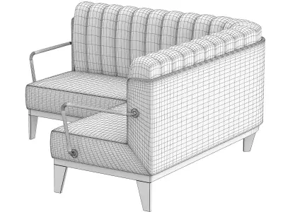 Banquette Leather 3D model