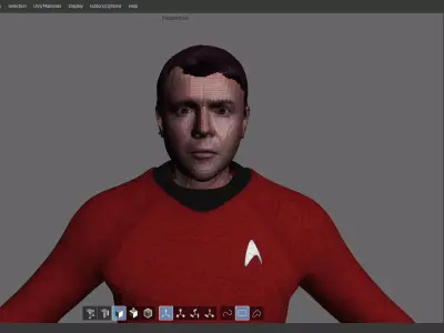 STAR TREK SCOTTY 3D MODEL Free 3D model