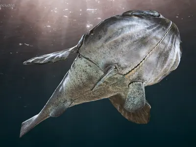 Angler Rigged for Maya 3D model