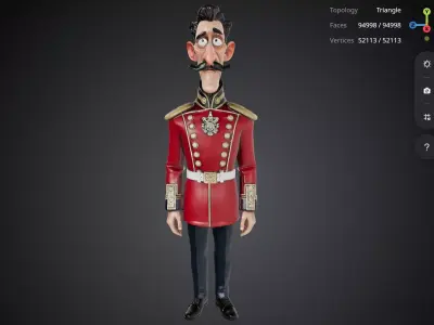 Military Officer 3D model