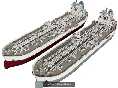 Oil industry collection low poly 3D Model Pack