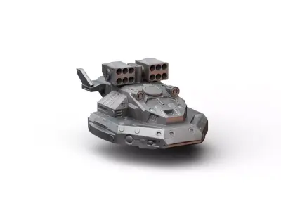 Spaceship- Tormentor Hover Tank 3D print model