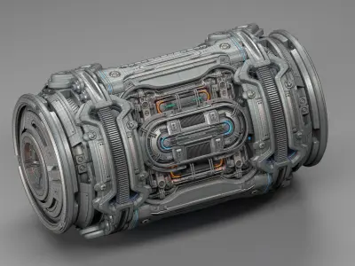 Sci-Fi Element Kitbash 1 of 6 3D model