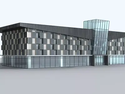 Office Building 3D model 204