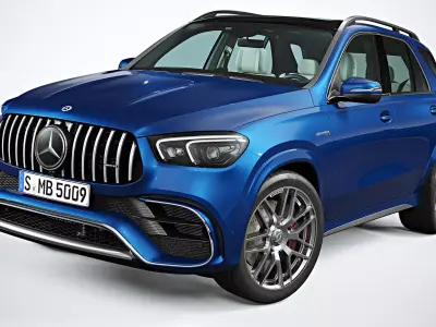 2021 Mercedes Benz GLE63 S AMG 3D model