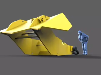 Offshore Anchor Typ F 3D print model