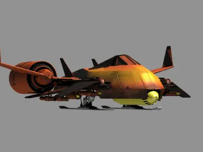 Attack Bomber 3D model