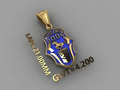 FASHION PENDANT 3D model
