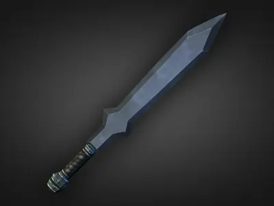 Fantasy Weapon Collection Low-poly 3D model purchase
