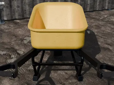 Construction Equipment Low-poly 3D model