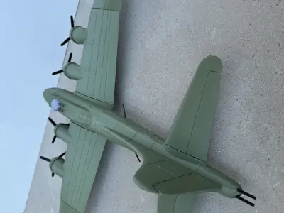 B-17 Flying Fortress 3D print model