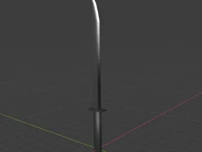 Low-Poly Sword Free low-poly 3D model get