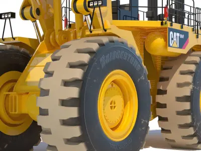Wheel Loader  Cat 994F 3D model