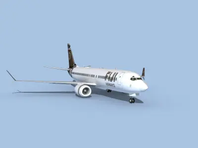 Boeing 737-800 Max Fiji Airways 3D model