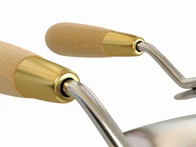 Trowel and Fork Free 3D model