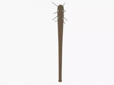 Spiked Bat Low-poly 3D model