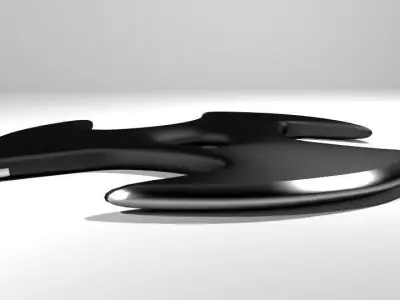 Throwing Star - Type 4 3D model