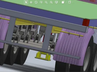 Truck Ramp 3D model