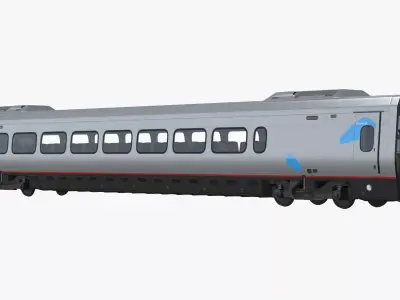 Acela Express Executive Class Coach 3D model